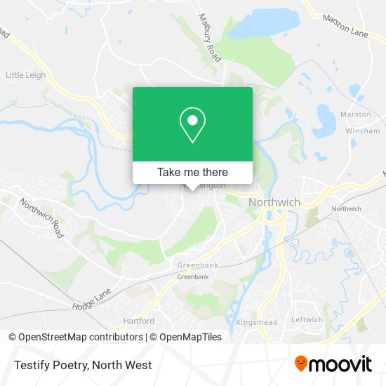 Testify Poetry map