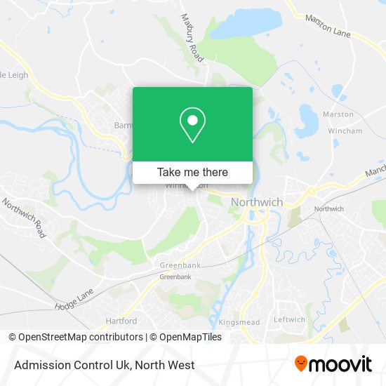 Admission Control Uk map