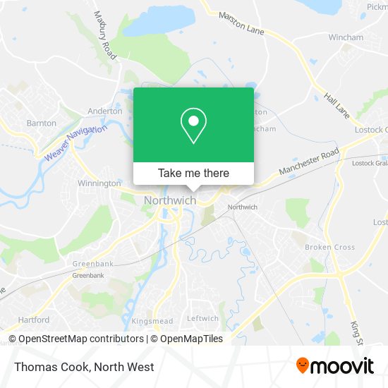 Thomas Cook map