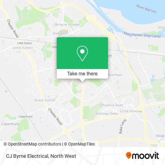 CJ Byrne Electrical map