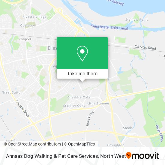 Annaas Dog Walking & Pet Care Services map
