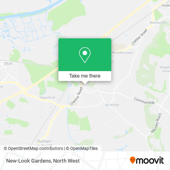 New-Look Gardens map