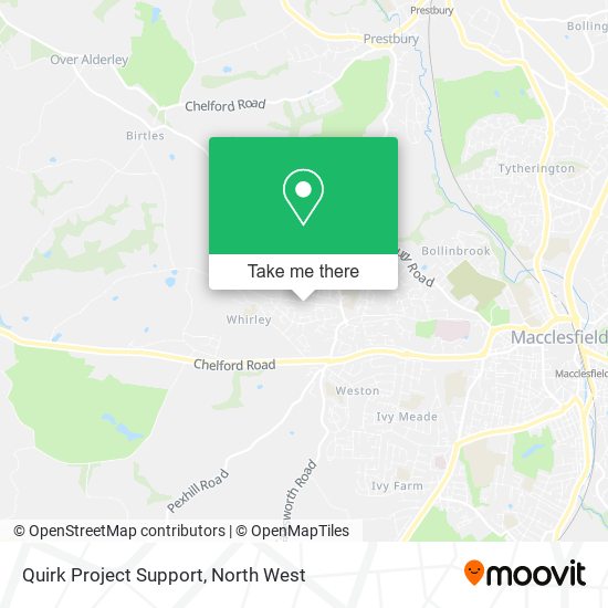 Quirk Project Support map
