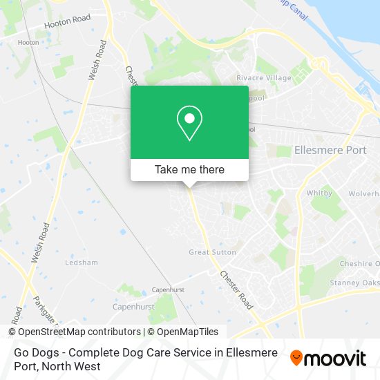 Go Dogs - Complete Dog Care Service in Ellesmere Port map