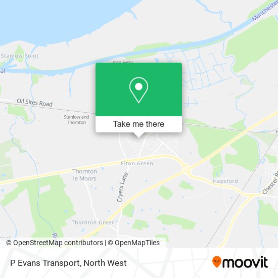P Evans Transport map