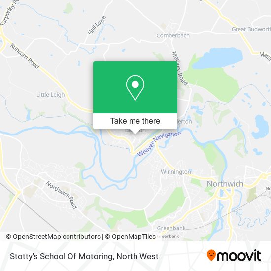 Stotty's School Of Motoring map