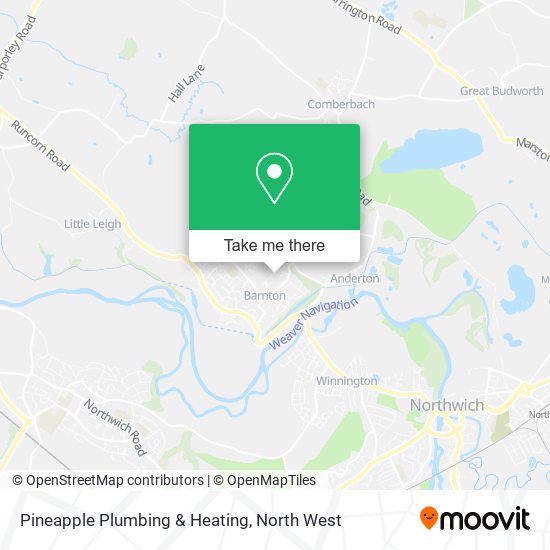 Pineapple Plumbing & Heating map