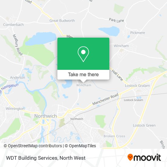 WDT Building Services map