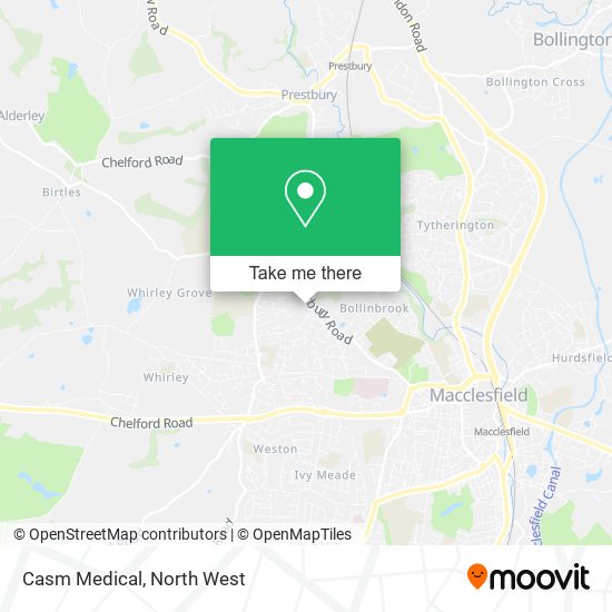 Casm Medical map