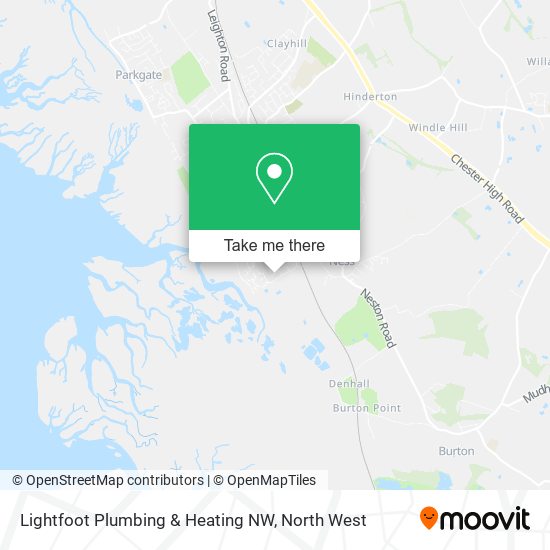 Lightfoot Plumbing & Heating NW map