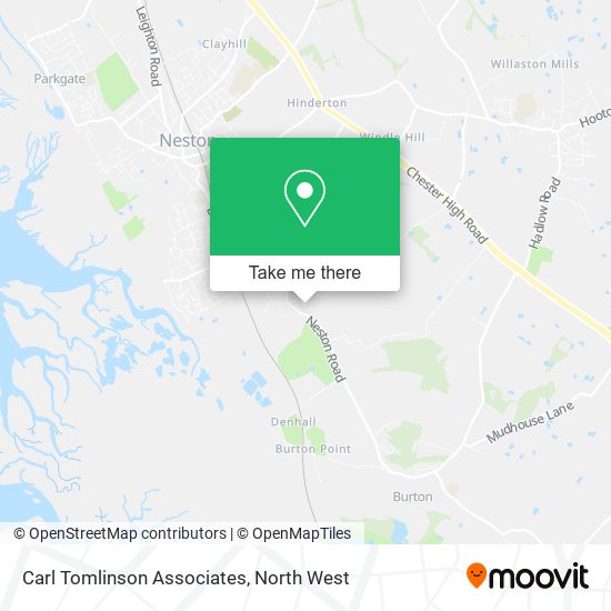 Carl Tomlinson Associates map