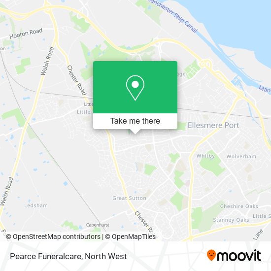 Pearce Funeralcare map