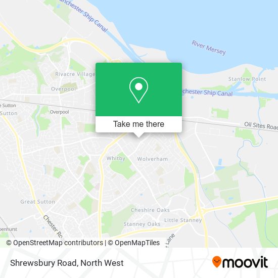 Shrewsbury Road map
