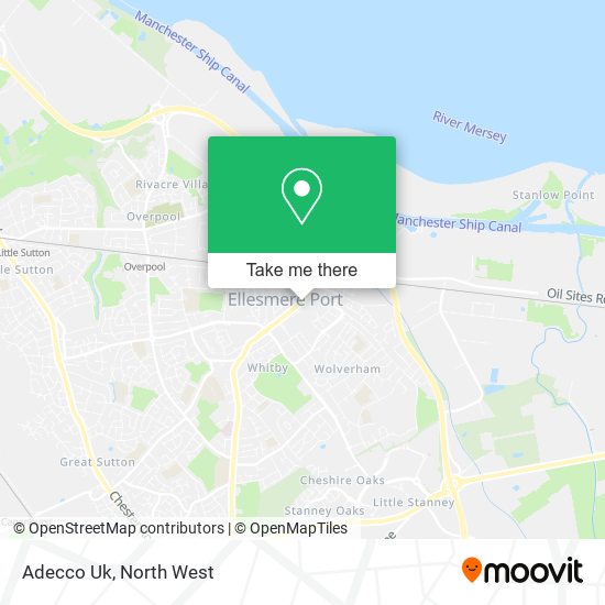 Adecco Uk map