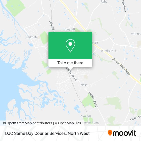 DJC Same Day Courier Services map