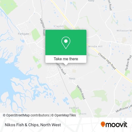 Nikos Fish & Chips map