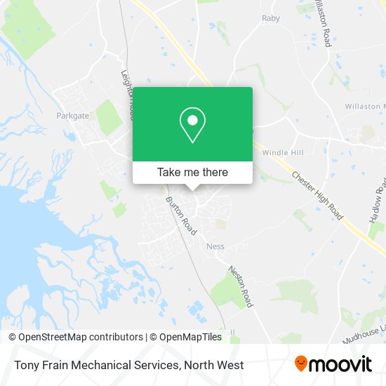 Tony Frain Mechanical Services map