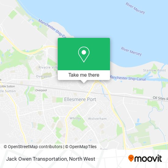 Jack Owen Transportation map