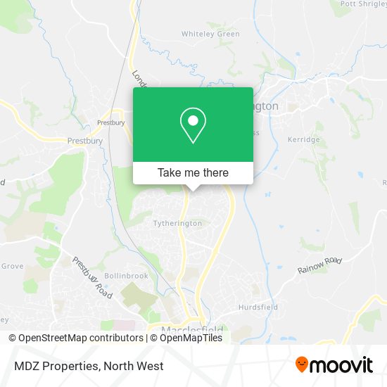 MDZ Properties map