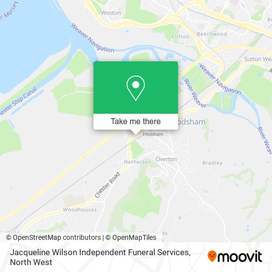 Jacqueline Wilson Independent Funeral Services map