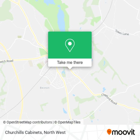Churchills Cabinets map