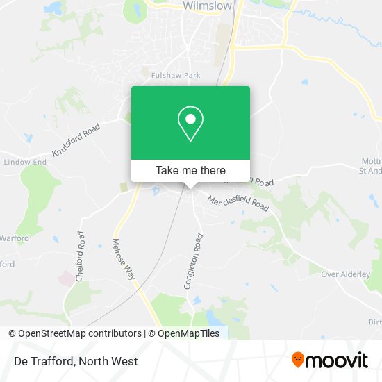 De Trafford map