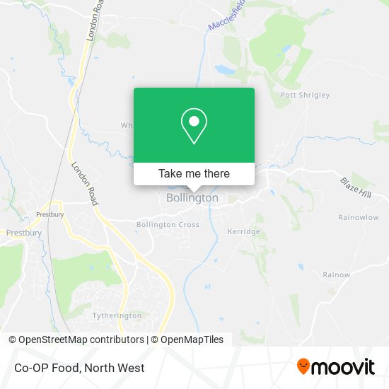 Co-OP Food map