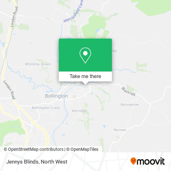 Jennys Blinds map