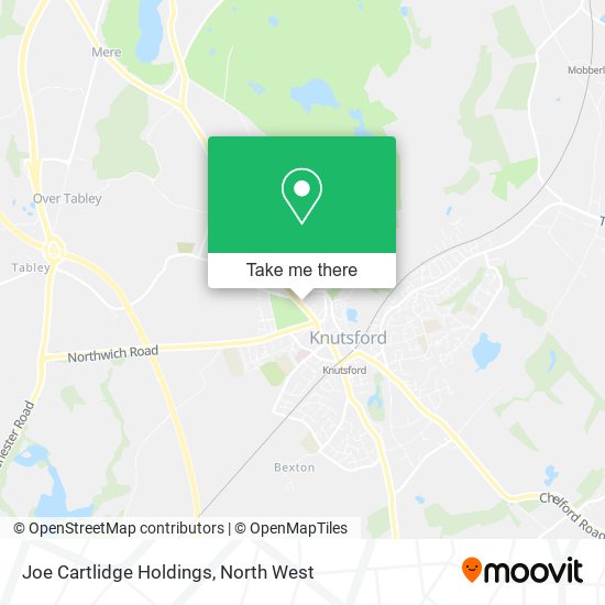 Joe Cartlidge Holdings map