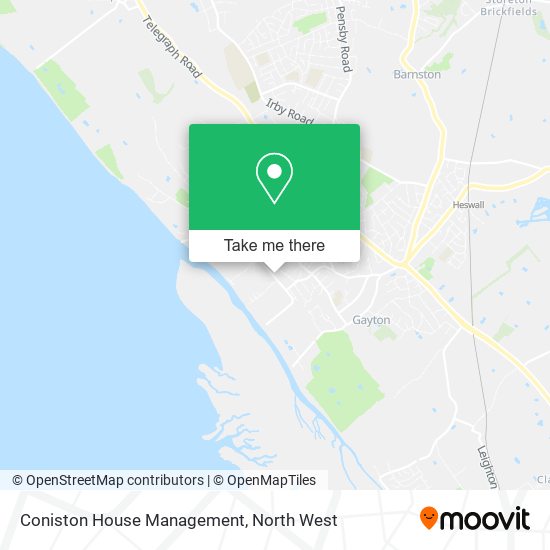 Coniston House Management map