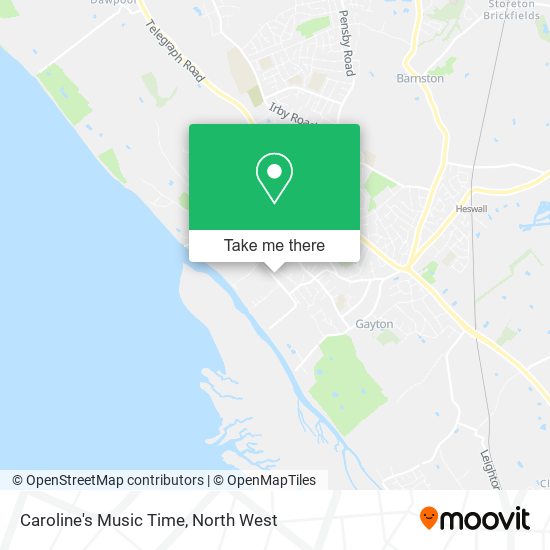Caroline's Music Time map