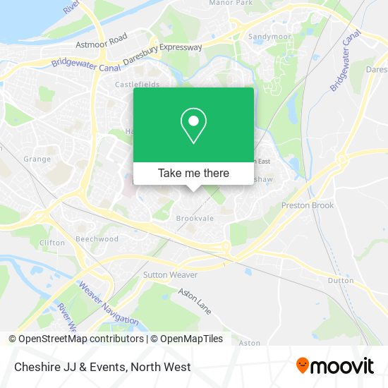 Cheshire JJ & Events map