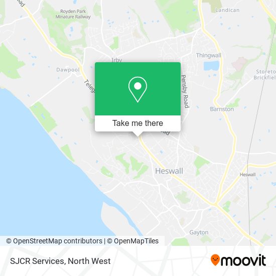 SJCR Services map