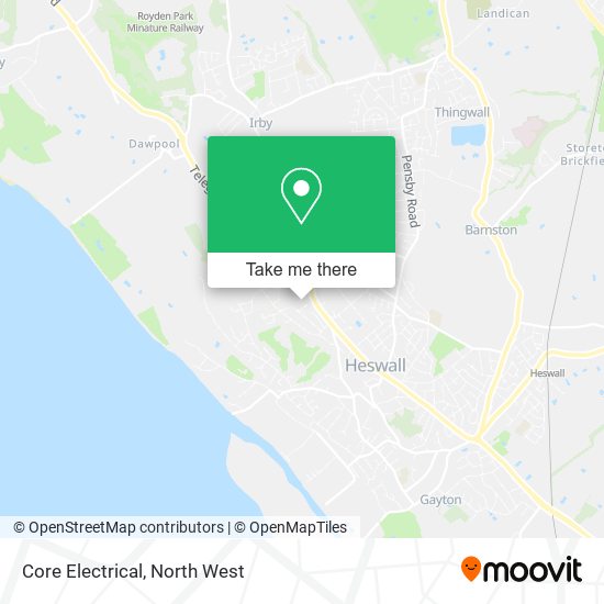 Core Electrical map