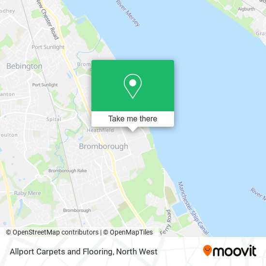 Allport Carpets and Flooring map