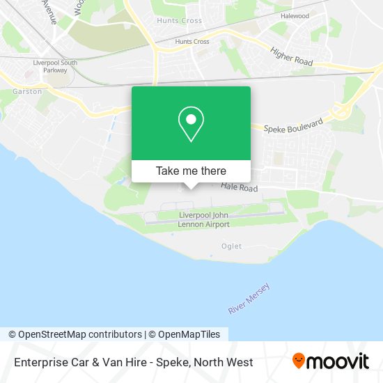 Enterprise Car & Van Hire - Speke map