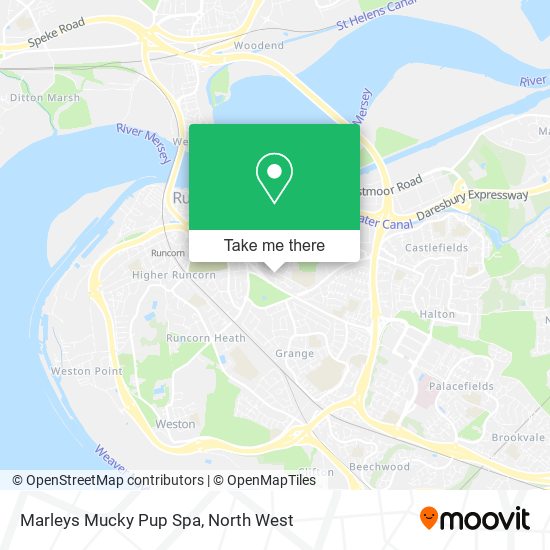Marleys Mucky Pup Spa map