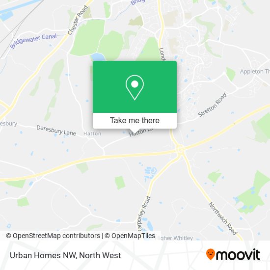 Urban Homes NW map