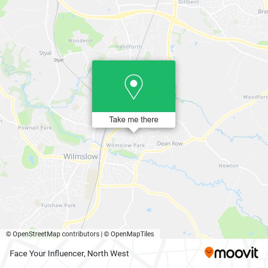 Face Your Influencer map
