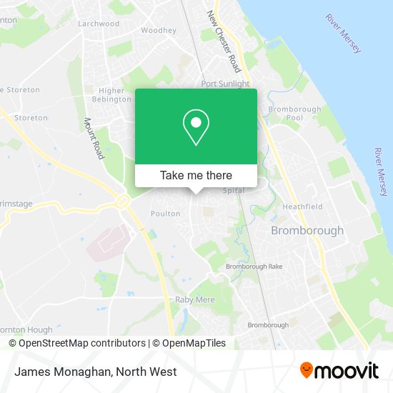James Monaghan map