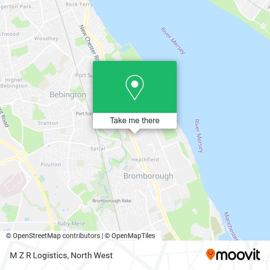 M Z R Logistics map