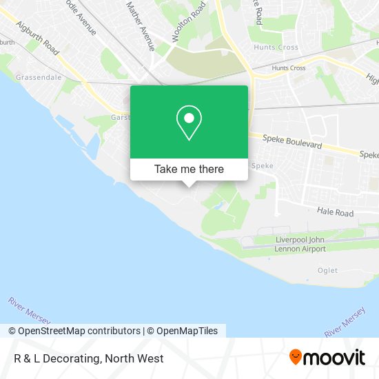 R & L Decorating map