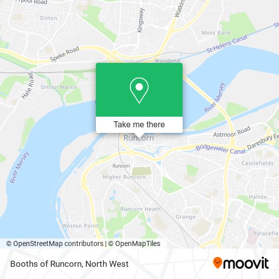 Booths of Runcorn map