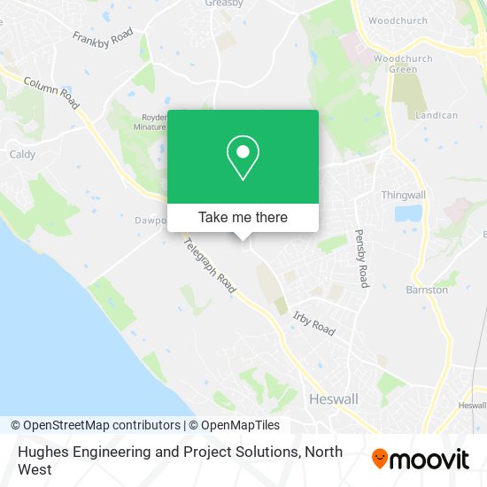 Hughes Engineering and Project Solutions map