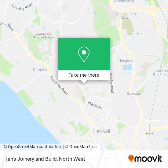 Ian's Joinery and Build map