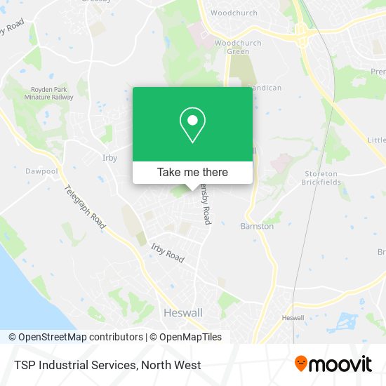 TSP Industrial Services map