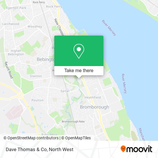Dave Thomas & Co map