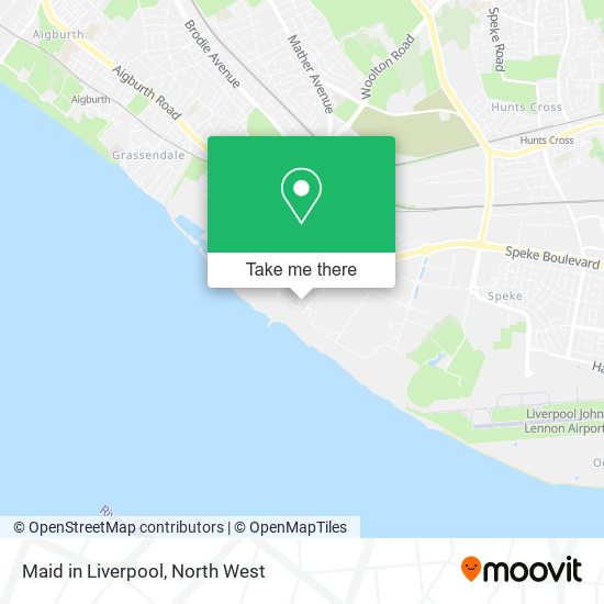 Maid in Liverpool map