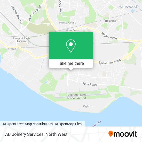 AB Joinery Services map
