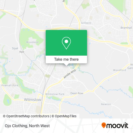 Ojo Clothing map